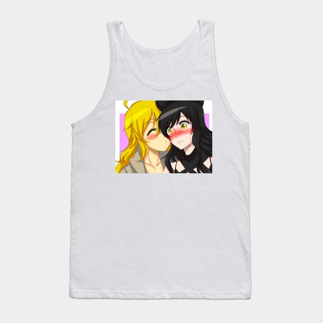 Bumblebee Kiss Tank Top by riozaki21